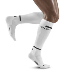 CEP Men's Run Tall 4.0 Compression Socks (White)