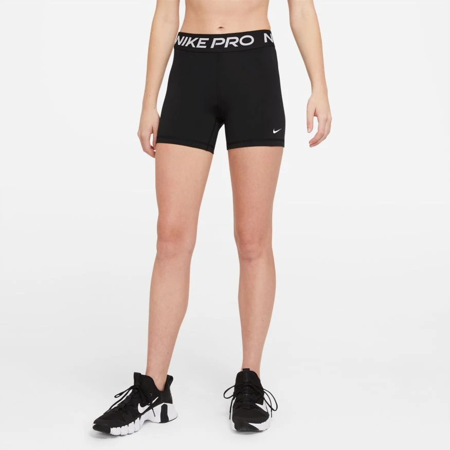 Nike Women's Pro 365 5" Shorts (010 - Black/White) 1 Nike Women's Pro 365 5" Shorts (010 - Black/White)