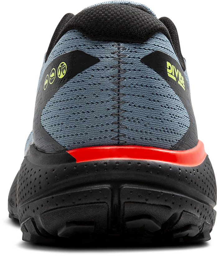 BROOKS Men's Divide 5 (004 - Citadel/Ebony/Lime) 5 BROOKS Men's Divide 5 (004 - Citadel/Ebony/Lime) - Image 5