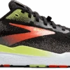 BROOKS Men's Ghost 16 GTX (049 - Black/Mandarin Red/Green)