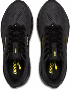 BROOKS Men's Ghost 17 (059 - Ebony/Black/Yellow) -Shoes Fashion Store 110442 059 O Ghost 17