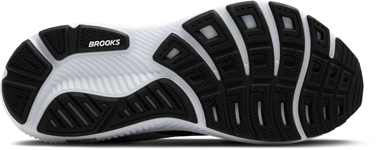 BROOKS Men's Ghost 17 WIDE (090 - Black/Grey/White) 6 BROOKS Men's Ghost 17 WIDE (090 - Black/Grey/White) - Image 6