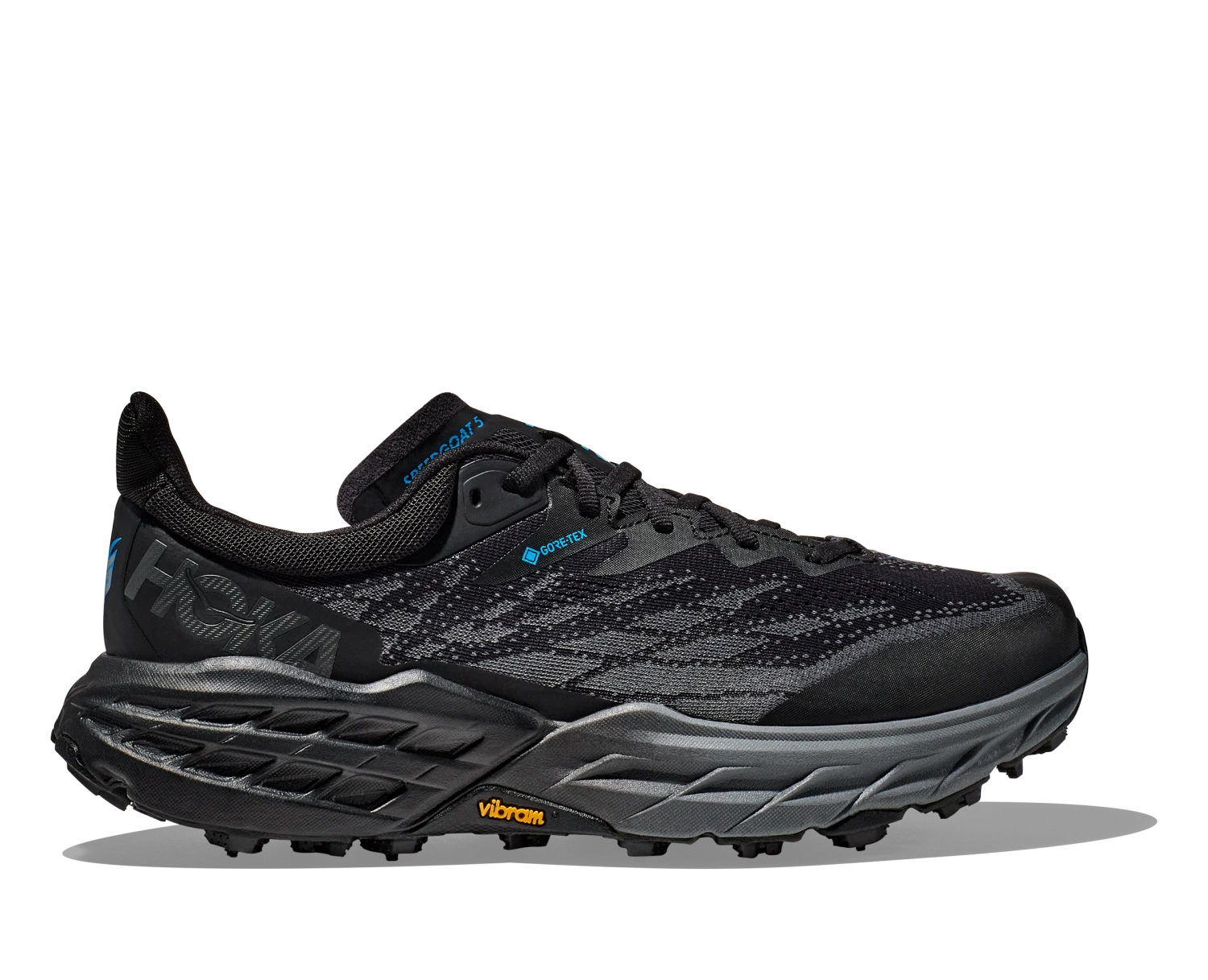 Hoka Men's Speedgoat 5 GTX SPIKE (BBLC - Black/Black) 1 Hoka Men's Speedgoat 5 GTX SPIKE (BBLC - Black/Black)