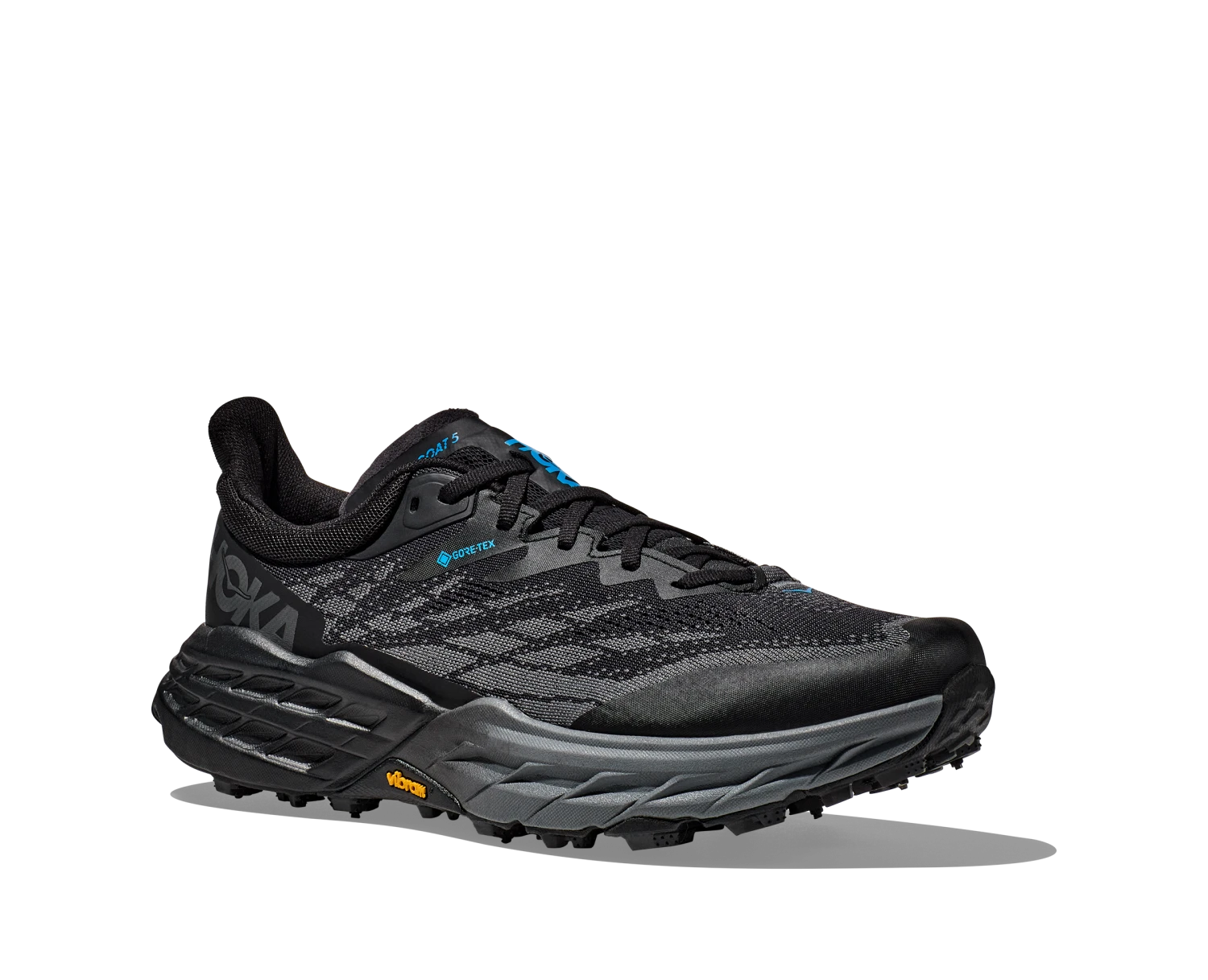 Hoka Men's Speedgoat 5 GTX SPIKE (BBLC - Black/Black) 2 Hoka Men's Speedgoat 5 GTX SPIKE (BBLC - Black/Black) - Image 2