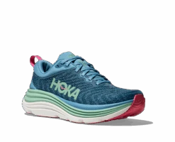 Hoka Women's Gaviota 5 (ALJ - Alpine Blue/Jadeite) -Shoes Fashion Store 1134235 ALJ 6