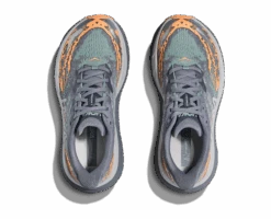 Hoka Women's Stinson 7 (GSP - Grey Skies/Pale Tangerine) -Shoes Fashion Store 1141531 GSP 2
