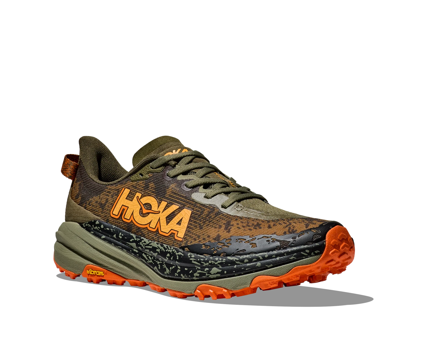Hoka Men's Speedgoat 6 (AQL - Antique Olive/Squash) 3 Hoka Men's Speedgoat 6 (AQL - Antique Olive/Squash) - Image 3