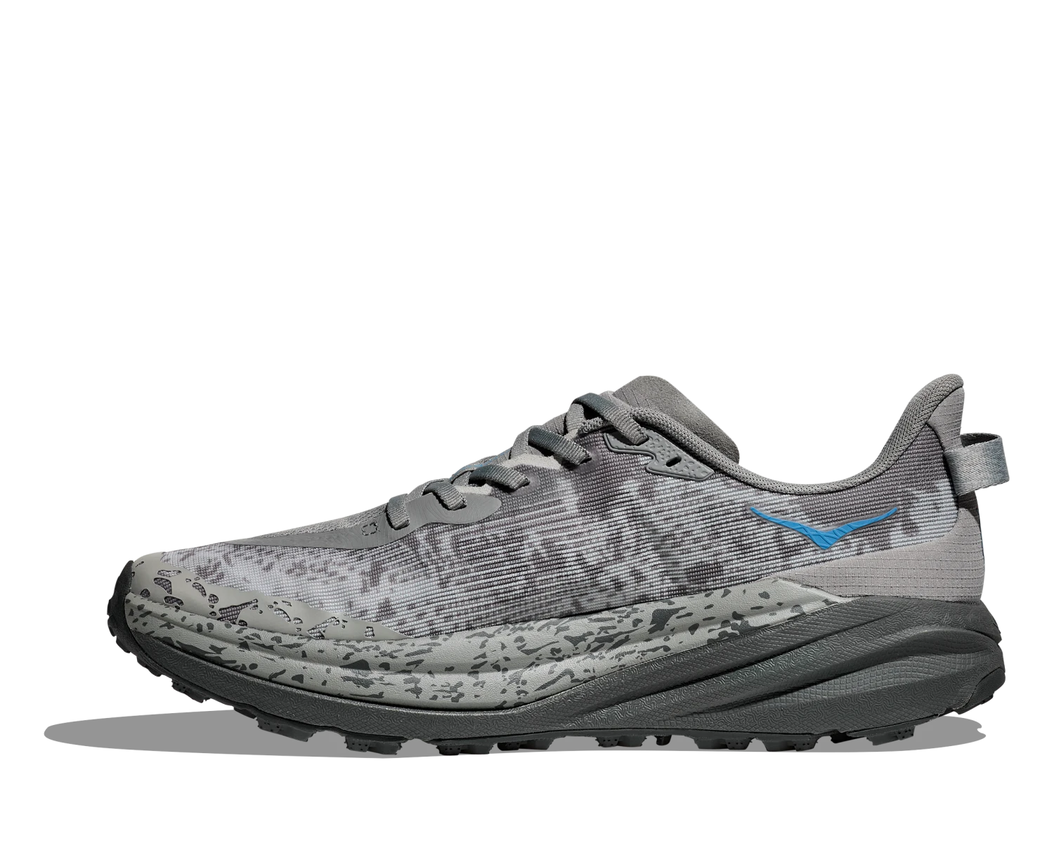 Men's Speedgoat 6 WIDE (GCG - Galactic Grey/Hoka Blue) 2 Men's Speedgoat 6 WIDE (GCG - Galactic Grey/Hoka Blue) - Image 2