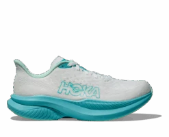 Hoka Women's Mach 6 (WTCL - White/Cielo Blue)