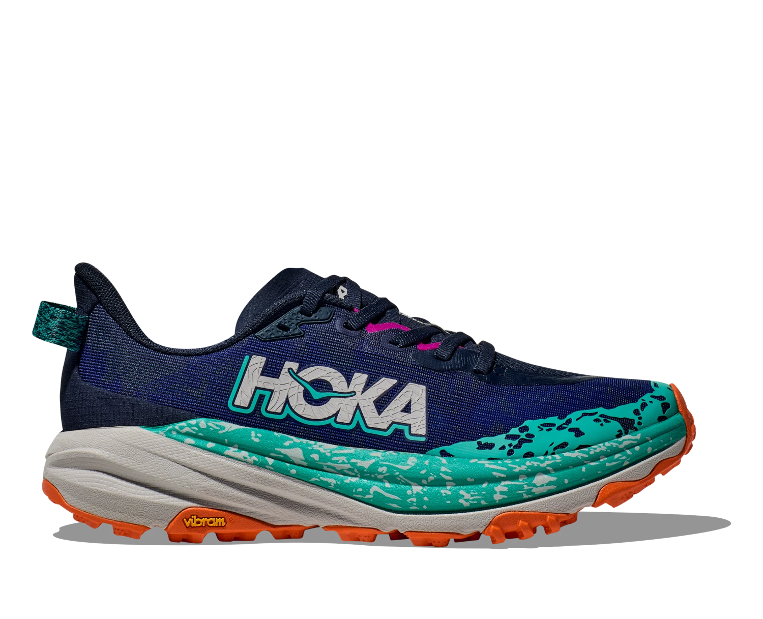 Hoka Women's Speedgoat 6 WIDE (VYM - Varsity Navy/Meteor) 1 Hoka Women's Speedgoat 6 WIDE (VYM - Varsity Navy/Meteor)