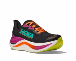 Hoka Women's Skyward X (BCQ - Black/Electric Aqua) -Shoes Fashion Store 1147912 BCQ 6