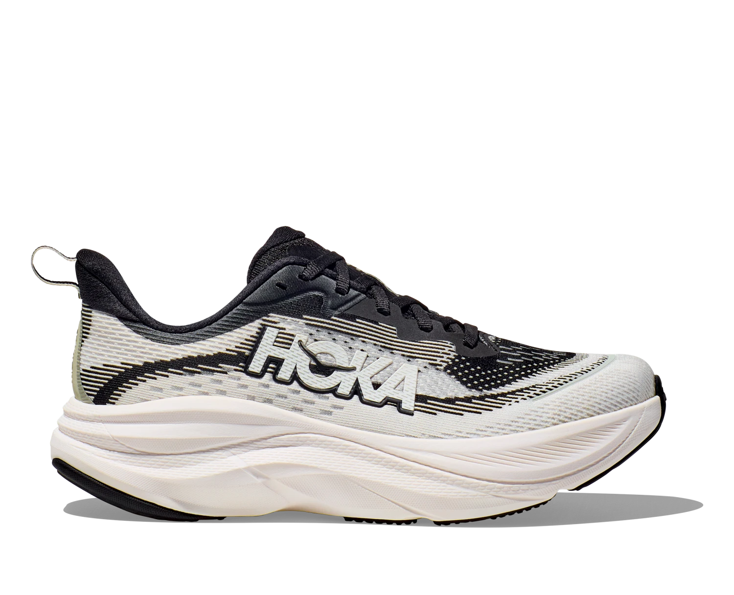 Hoka Women's Skyflow WIDE (BWHT - Black/White) 1 Hoka Women's Skyflow WIDE (BWHT - Black/White)
