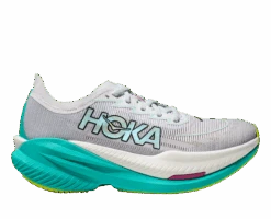 Hoka Women’s Mach X 2 (FCQ - Frost/Electric Aqua)