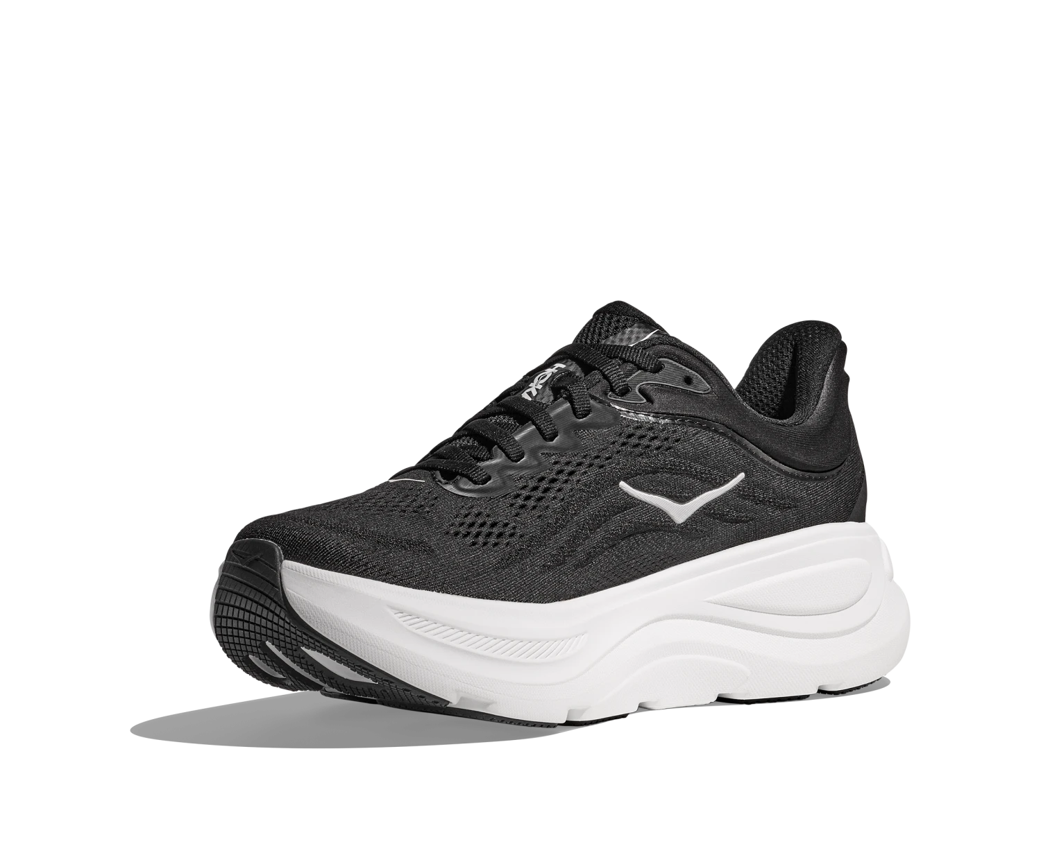 Hoka Men's Bondi 9 WIDE (BWHT - Black/White) 4 Hoka Men's Bondi 9 WIDE (BWHT - Black/White) - Image 4