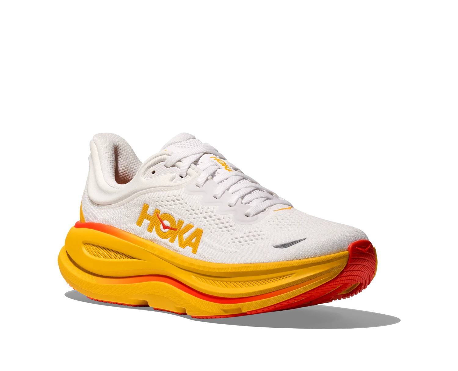 Hoka Men's Bondi 9 (FNF - Frost/Sunflower) 3 Hoka Men's Bondi 9 (FNF - Frost/Sunflower) - Image 3