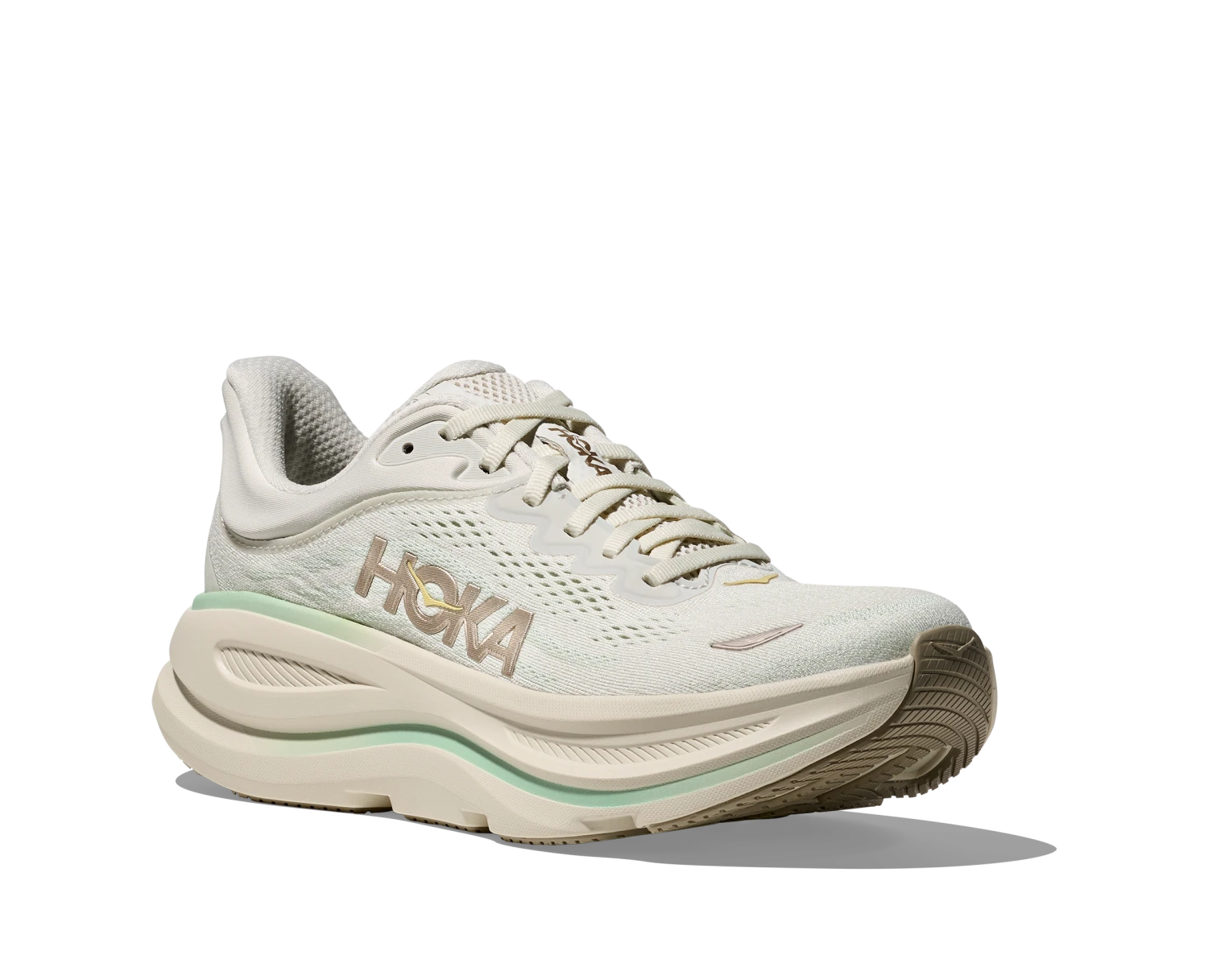 Hoka Women's Bondi 9 (TLSL - Truffle Salt/Sea Glass) 3 Hoka Women's Bondi 9 (TLSL - Truffle Salt/Sea Glass) - Image 3