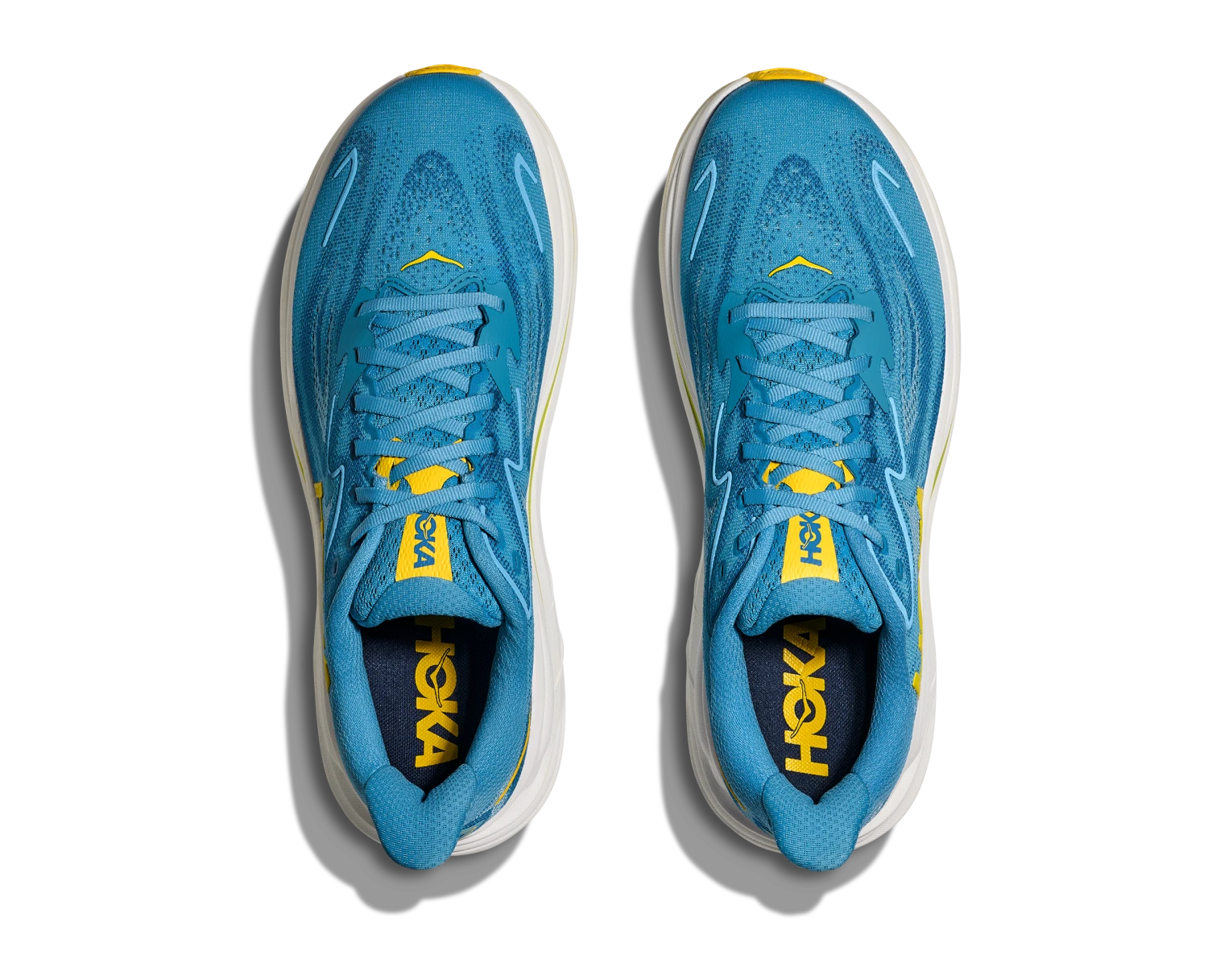 Hoka Men's Clifton 10 WIDE (ALF - Alpine Blue/Foggy Night) 5 Hoka Men's Clifton 10 WIDE (ALF - Alpine Blue/Foggy Night) - Image 5