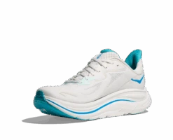 Hoka Men's Clifton 10 (WKY - White/Skyward Blue) -Shoes Fashion Store 1162030 WKY 3