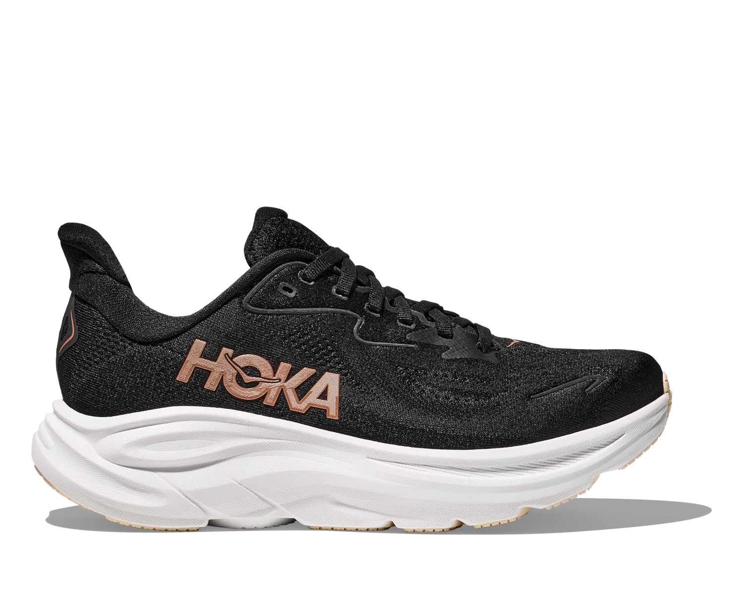 Hoka Women's Clifton 10 (BRGL - Black/Rose Gold) 1 Hoka Women's Clifton 10 (BRGL - Black/Rose Gold)