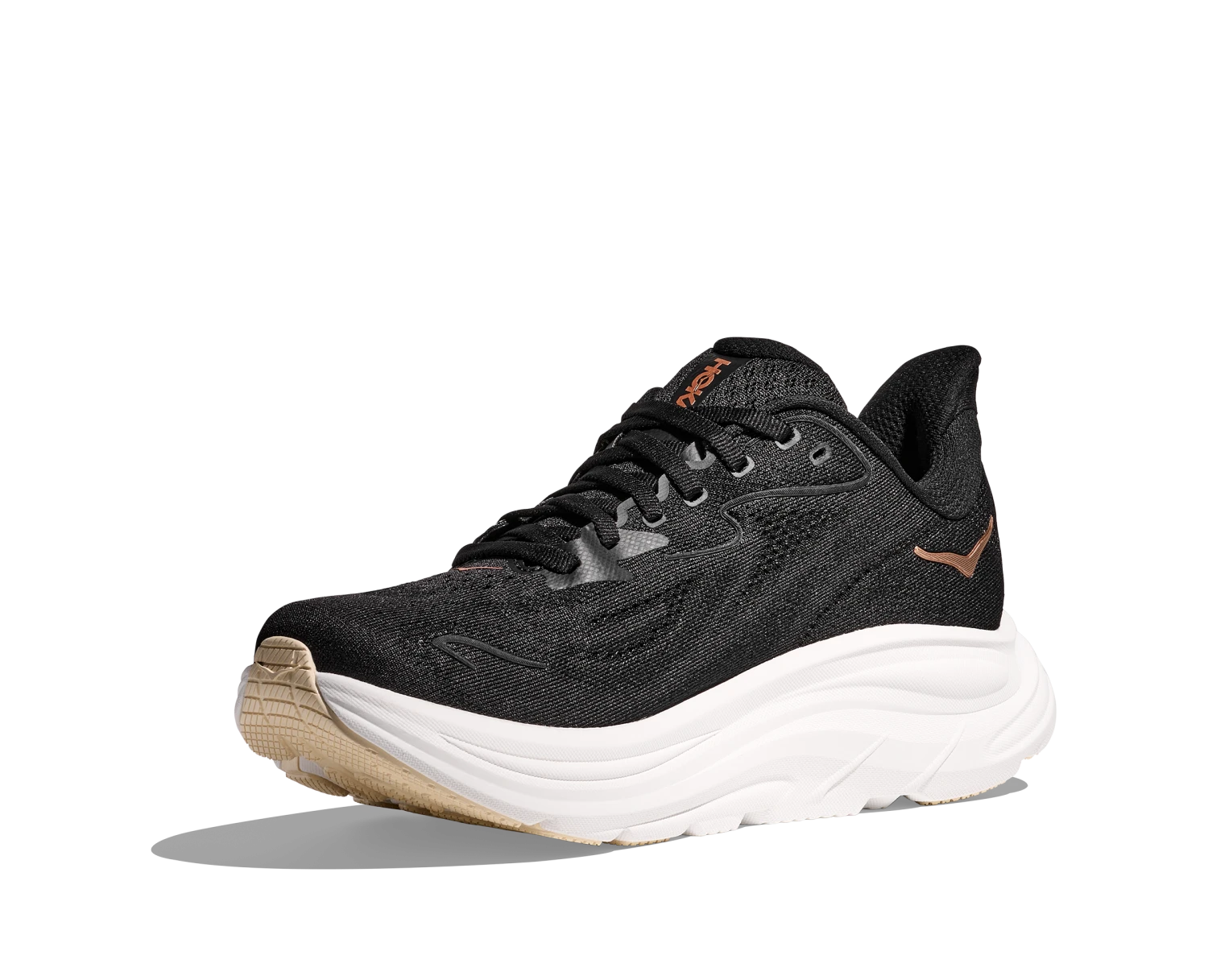 Hoka Women's Clifton 10 (BRGL - Black/Rose Gold) 4 Hoka Women's Clifton 10 (BRGL - Black/Rose Gold) - Image 4