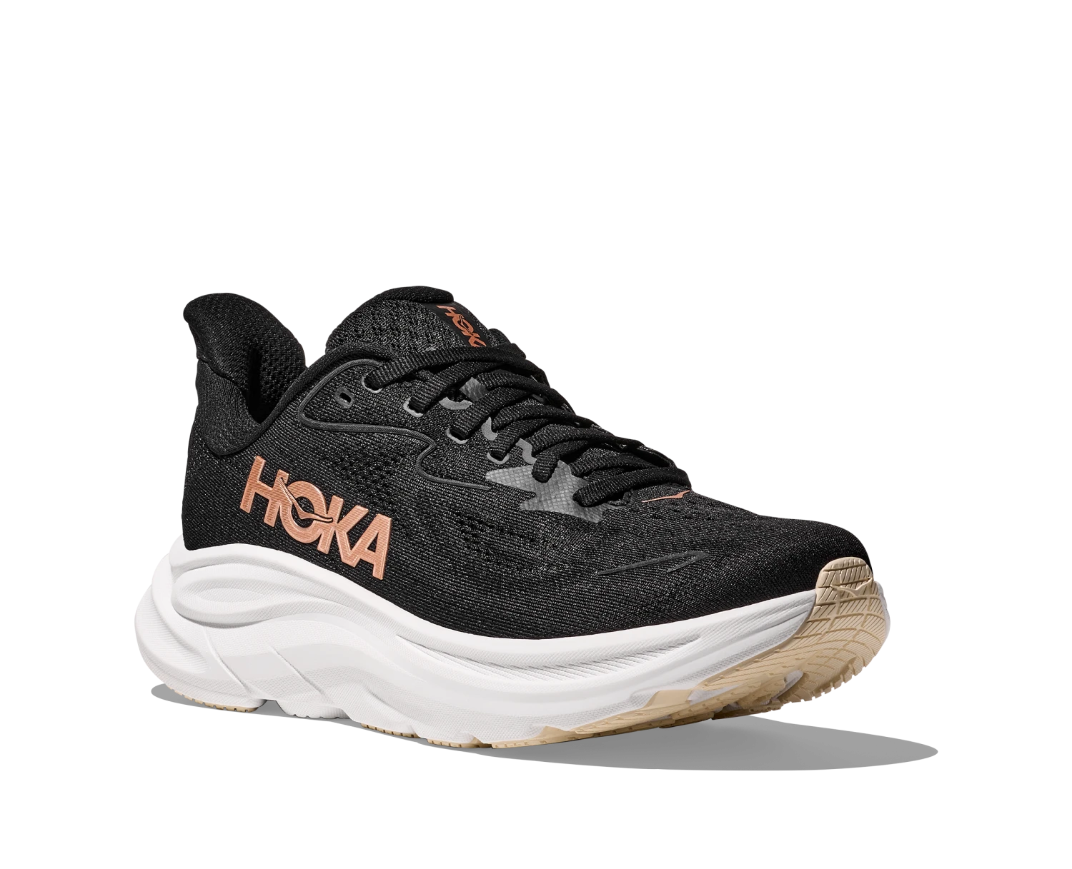 Hoka Women's Clifton 10 (BRGL - Black/Rose Gold) 3 Hoka Women's Clifton 10 (BRGL - Black/Rose Gold) - Image 3