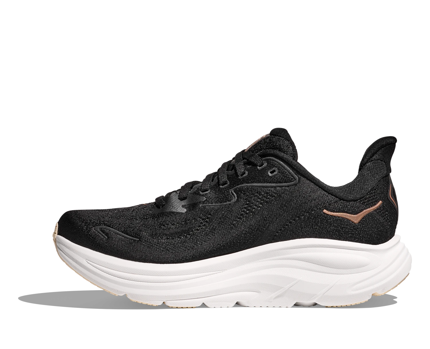 Hoka Women's Clifton 10 (BRGL - Black/Rose Gold) 2 Hoka Women's Clifton 10 (BRGL - Black/Rose Gold) - Image 2