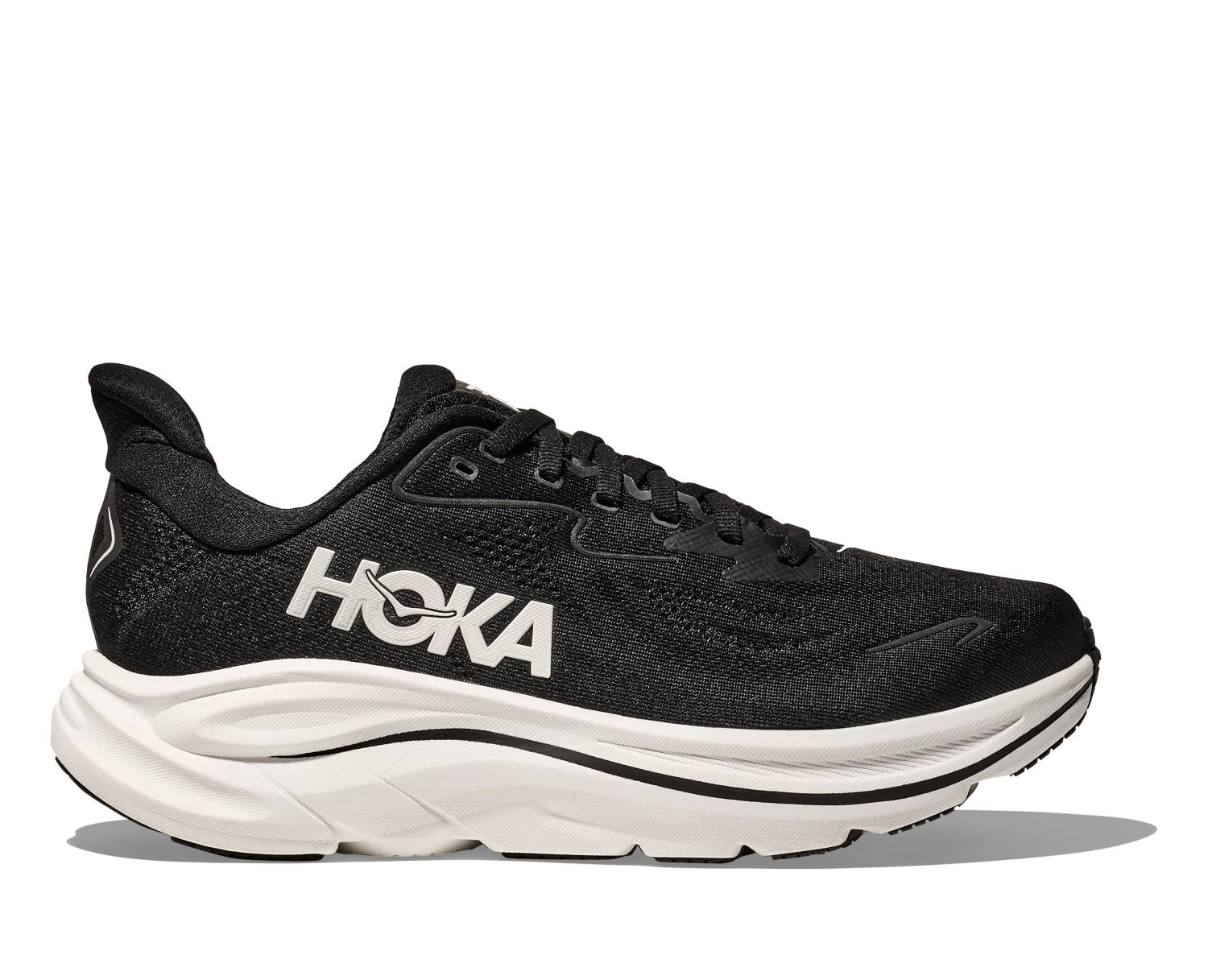 Hoka Women's Clifton 10 WIDE (BWHT - Black/White) 1 Hoka Women's Clifton 10 WIDE (BWHT - Black/White)