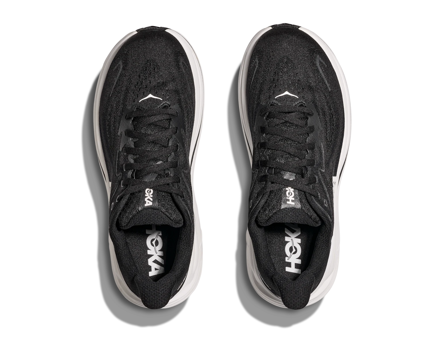 Hoka Women's Clifton 10 WIDE (BWHT - Black/White) 6 Hoka Women's Clifton 10 WIDE (BWHT - Black/White) - Image 6