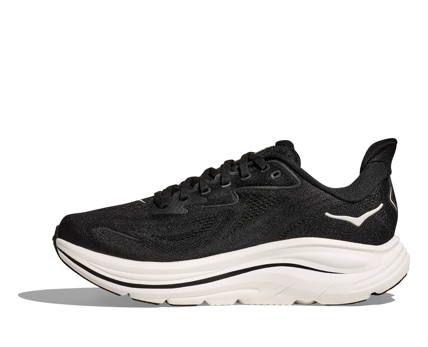 Hoka Women's Clifton 10 WIDE (BWHT - Black/White) 2 Hoka Women's Clifton 10 WIDE (BWHT - Black/White) - Image 2