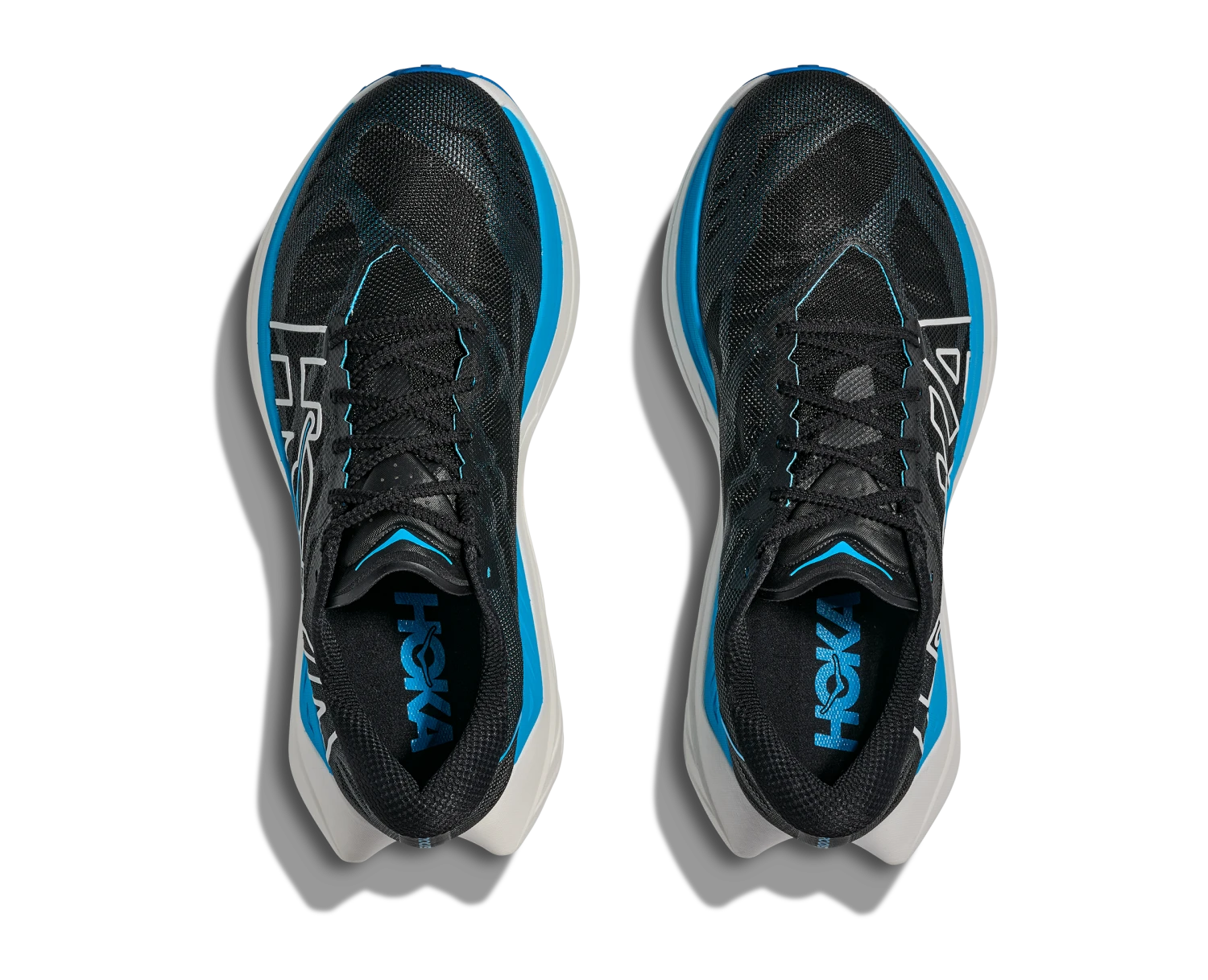 Hoka Men's Rocket X Trail (BKSK - Black/Skyward Blue) 5 Hoka Men's Rocket X Trail (BKSK - Black/Skyward Blue) - Image 5