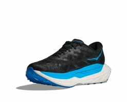 Hoka Women's Rocket X Trail (BKSK - Black/Skyward Blue) -Shoes Fashion Store 1176330 BKSK 3