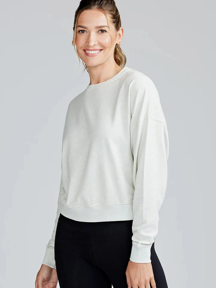 Women’s Studio Sweatshirt (496 - Winter Heather) 1 Women’s Studio Sweatshirt (496 - Winter Heather)