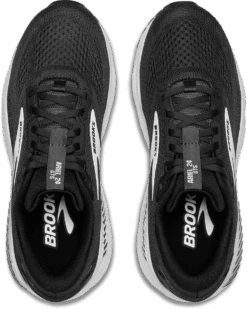 BROOKS Women's Ariel GTS 24 (016 - Ebony/Black/White) -Shoes Fashion Store 120414 016 O Ariel GTS 24