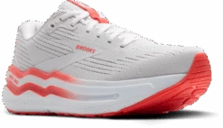 BROOKS Women's Ghost Max 2 (174 - White/Hot Coral) -Shoes Fashion Store 120420 174 A Ghost Max 2
