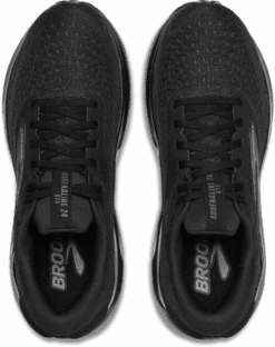 BROOKS Women's Adrenaline GTS 24 WIDE (020 - Black/Black/Ebony) -Shoes Fashion Store 120426 020 O Adrenaline GTS 24