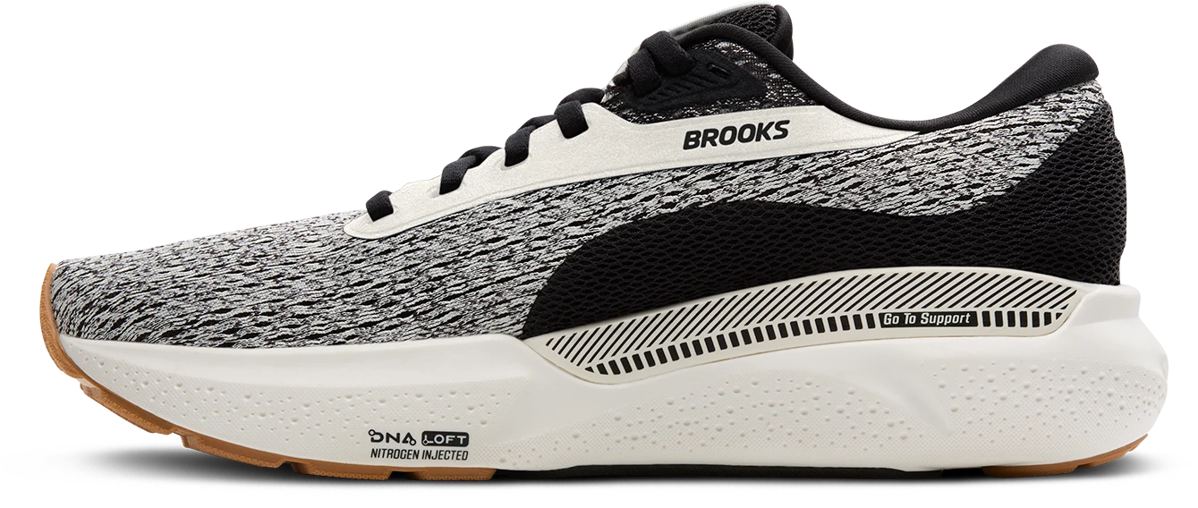 BROOKS Women's Adrenaline GTS 24 (132 - Coconut/Black/Biscuit) 2 BROOKS Women's Adrenaline GTS 24 (132 - Coconut/Black/Biscuit) - Image 2