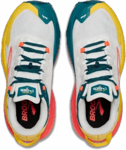 BROOKS Women's Caldera 8 (142 - Bit Of Blue/Quince/Flame) -Shoes Fashion Store 120429 142 O Caldera 8
