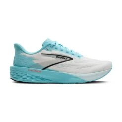 BROOKS Women's Launch 11 (105 - White/Atomizer/Pink Clay)