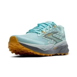 BROOKS Women's Cascadia 19 (437 - Clearwater/Primer Grey/Apricot) -Shoes Fashion Store 120446 437 Z Cascadia 19