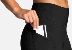 BROOKS Women's Momentum Thermal Tight (001 - Black) -Shoes Fashion Store 16251413 B254 46D9 ACEE 9C865A3AE4CF