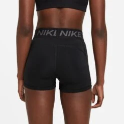 Nike Women's Pro 3" Shorts (014 - Black/Iron Grey) -Shoes Fashion Store 1D29BDA1 D771 40EC 96E4 C58AB535DF77