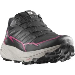 Salomon Women’s Thundercross GORE-TEX (Black/Black/Pink Glo) -Shoes Fashion Store 2087598 602 main
