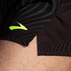 BROOKS Men's Sherpa 3" Split Short (046 - Surge) -Shoes Fashion Store 211329 046 D4 Sherpa 3in Split Short