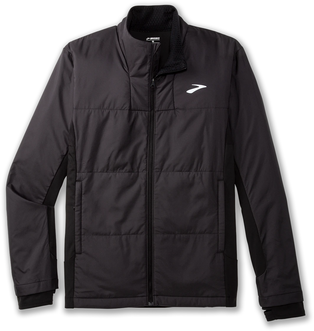 BROOKS Men's Shield Hybrid Jacket 3.0 (001 - Black) 1 BROOKS Men's Shield Hybrid Jacket 3.0 (001 - Black)