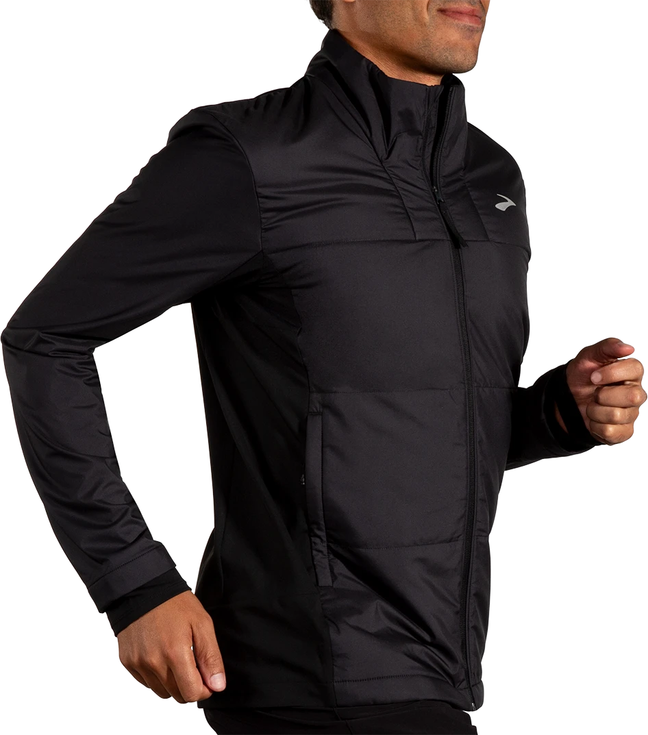 BROOKS Men's Shield Hybrid Jacket 3.0 (001 - Black) 7 BROOKS Men's Shield Hybrid Jacket 3.0 (001 - Black) - Image 7