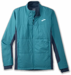 BROOKS Men's Shield Hybrid Jacket 3.0 (418 - Storm Blue/Blue Slate)