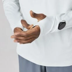 BROOKS Men's Dash 1/4th Zip 3.0 (139 - Smoke) -Shoes Fashion Store 211565 139 d1 dash quarter zip 3 mens long sleeve running shirt