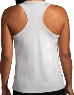 BROOKS Women’s Luxe Tank (170 - Htr Lt Ash) -Shoes Fashion Store 221660 170 MB Luxe Tank