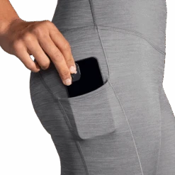 BROOKS Women’s Spark Capri (033 - Heather Charcoal) -Shoes Fashion Store 221663 033 D1 Spark Capri