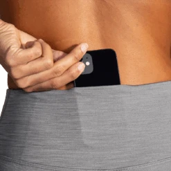 BROOKS Women’s Spark Capri (033 - Heather Charcoal) -Shoes Fashion Store 221663 033 D2 Spark Capri